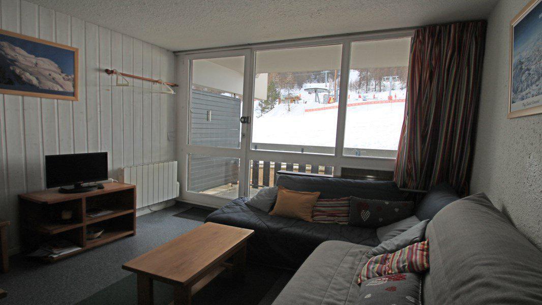 Ski verhuur Appartement 2 kamers bergnis 6 personen (302) - Résidence Cortina 3 - Puy-Saint-Vincent - Woonkamer