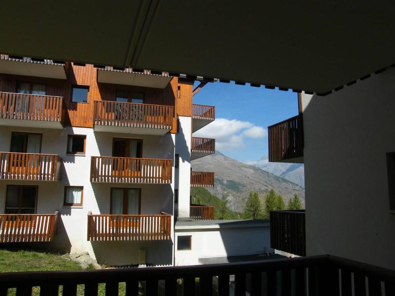 Location au ski Appartement 2 pièces cabine 6 personnes (B12) - Résidence des Gentianes - Puy-Saint-Vincent - Terrasse