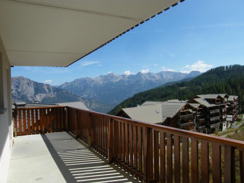 Location au ski Appartement 2 pièces cabine 6 personnes (C22) - Résidence des Gentianes - Puy-Saint-Vincent - Terrasse