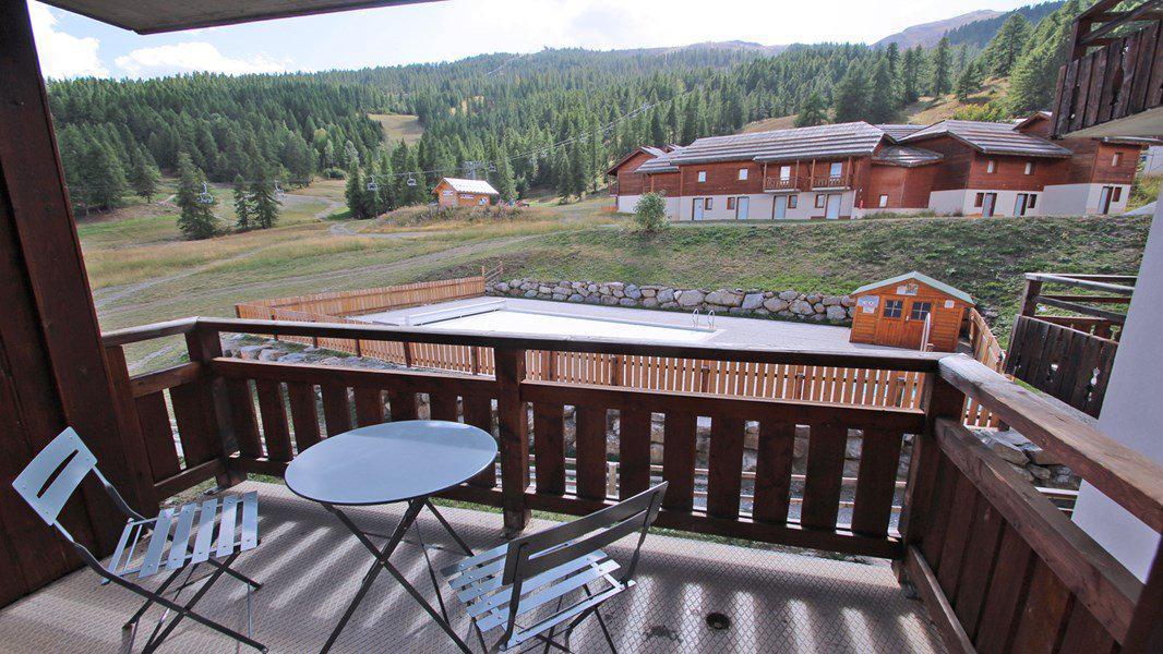 Rent in ski resort 2 room apartment cabin 6 people (205) - Résidence La Dame Blanche - Puy-Saint-Vincent - Balcony