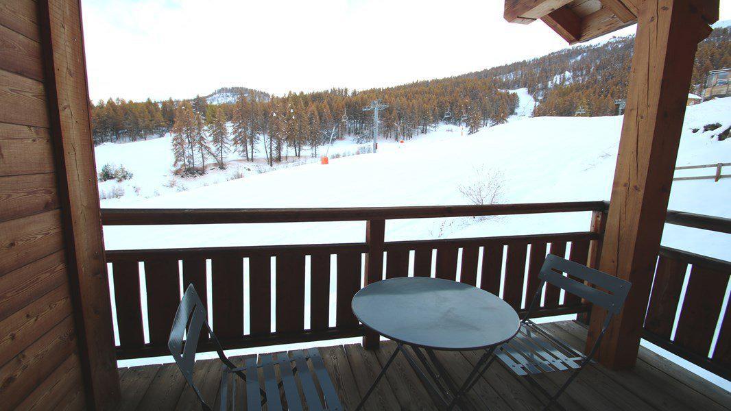 Rent in ski resort 3 room apartment 6 people (C16) - Résidence La Dame Blanche - Puy-Saint-Vincent - Terrace