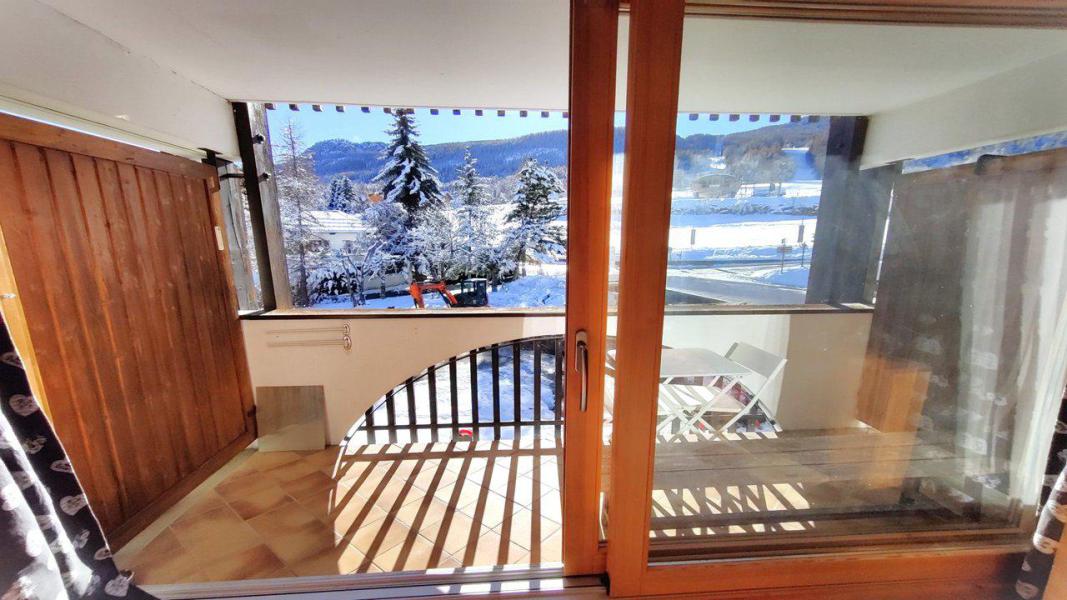 Rent in ski resort 2 room apartment 4 people (16) - Résidence le Saint Roch - Puy-Saint-Vincent - Balcony