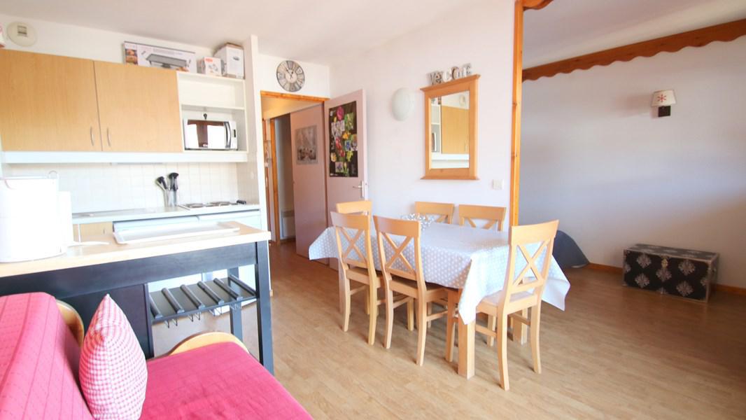 Skiverleih 3-Zimmer-Appartment für 6 Personen (A111) - Résidence Parc aux Etoiles - Puy-Saint-Vincent - Wohnzimmer