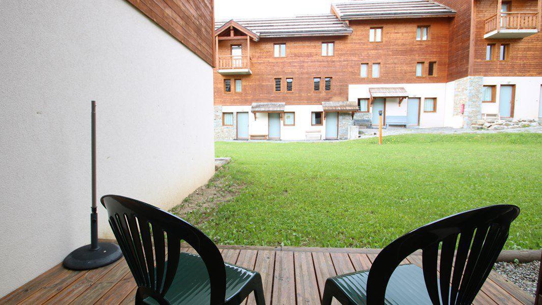 Skiverleih 3 Zimmer Maisonettewohnung für 7 Personen (CH18) - Résidence Parc aux Etoiles - Puy-Saint-Vincent - Terrasse