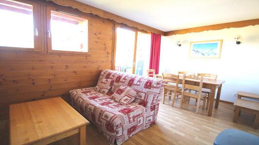 Ski verhuur Appartement 4 kamers 6 personen (B112) - Résidence Hameau des Ecrins - Puy-Saint-Vincent - Woonkamer