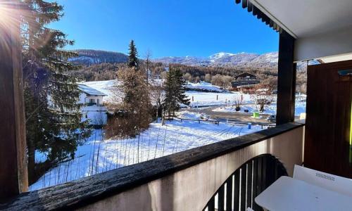 Rent in ski resort Studio 4 people (25m²) - Résidence Saint Roch - Puy-Saint-Vincent - Balcony