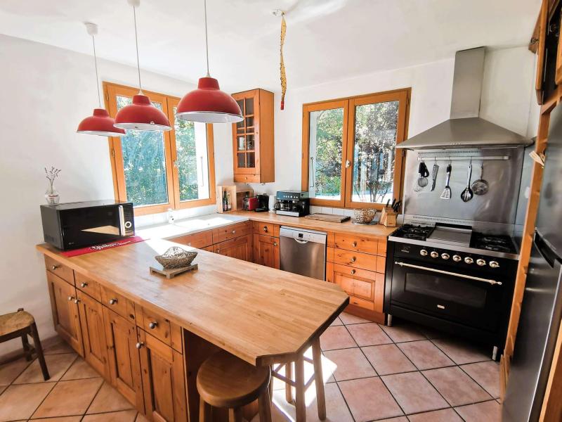 Location au ski Chalet duplex 8 pièces 18 personnes - Chalet Pra Prunier - Réallon - Séjour