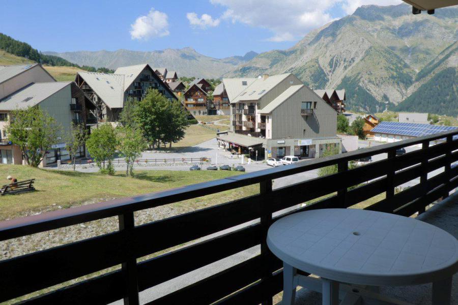 Ski verhuur Appartement 3 kamers 6 personen (38) - Résidence les Chabrières - Réallon - Balkon