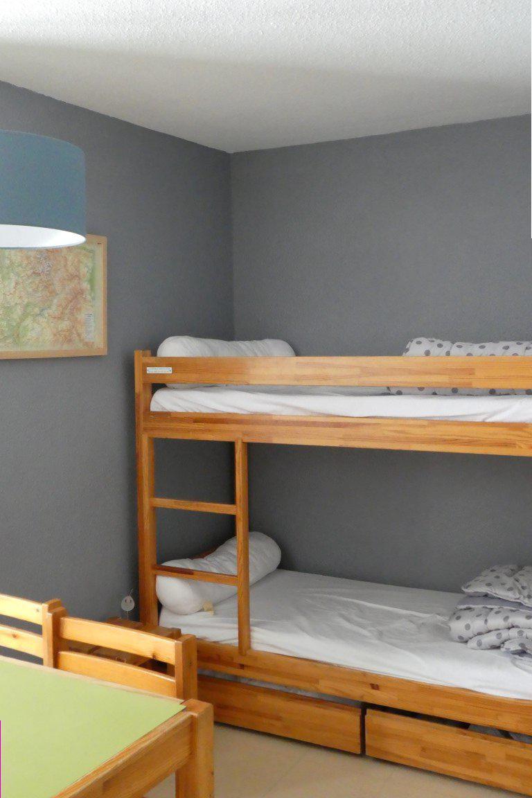 Rent in ski resort 2 room apartment 6 people (360R) - Résidence Relais - Réallon - Bunk beds