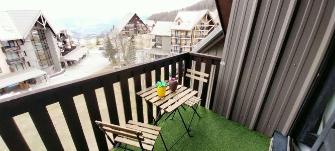 Rent in ski resort 2 room apartment sleeping corner 6 people (450) - Résidence Aurans - Réallon