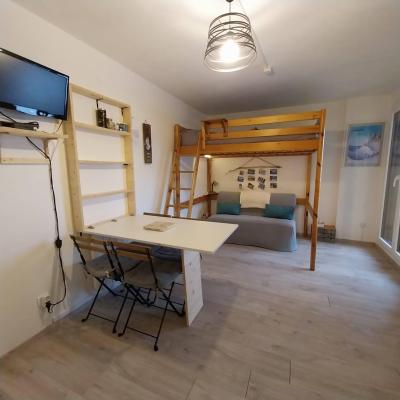 Location au ski Studio 4 personnes (114C) - Résidence Comète - Réallon - Séjour