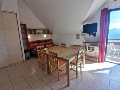 Rent in ski resort 2 room mezzanine apartment 8 people (B42) - Résidence Gardette - Réallon - Living room
