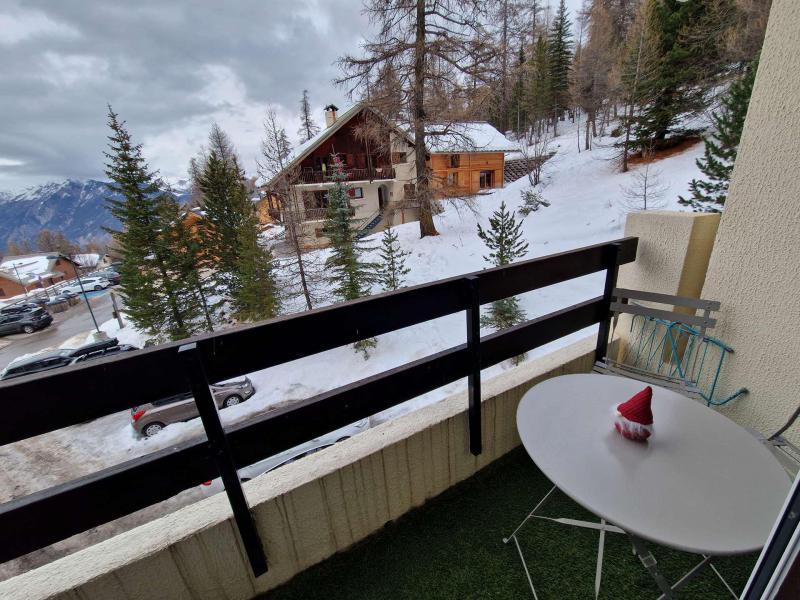Аренда на лыжном курорте Квартира студия со спальней для 5 чел. (852) - Le Diamant - Risoul - зимой под открытым небом