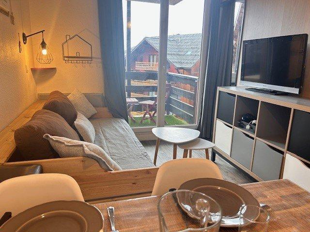 Ski verhuur Appartement 2 kamers 6 personen (520-503) - Résidence Aldebaran - Risoul - Woonkamer