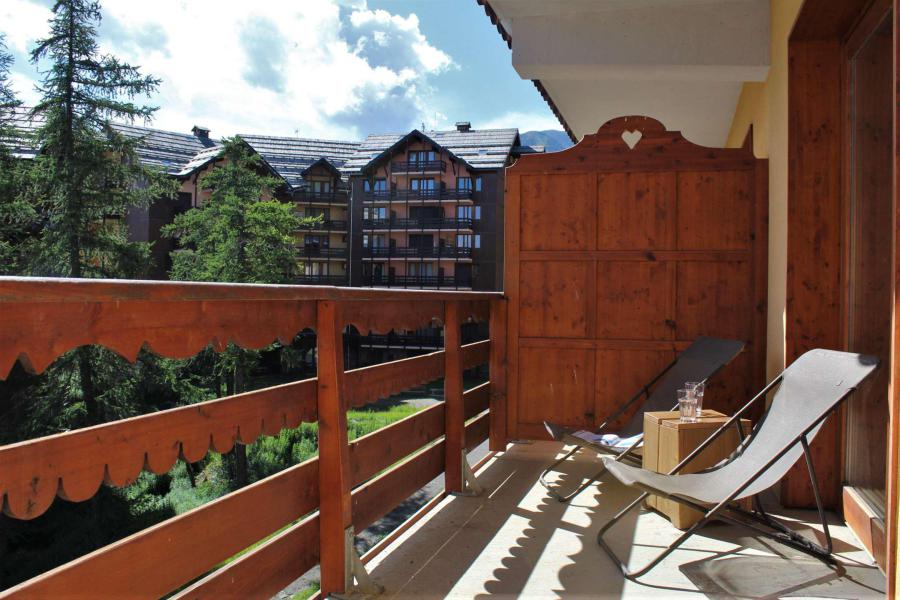 Location au ski Appartement 2 pièces coin montagne 5 personnes (309) - Résidence Antarès - Risoul - Terrasse