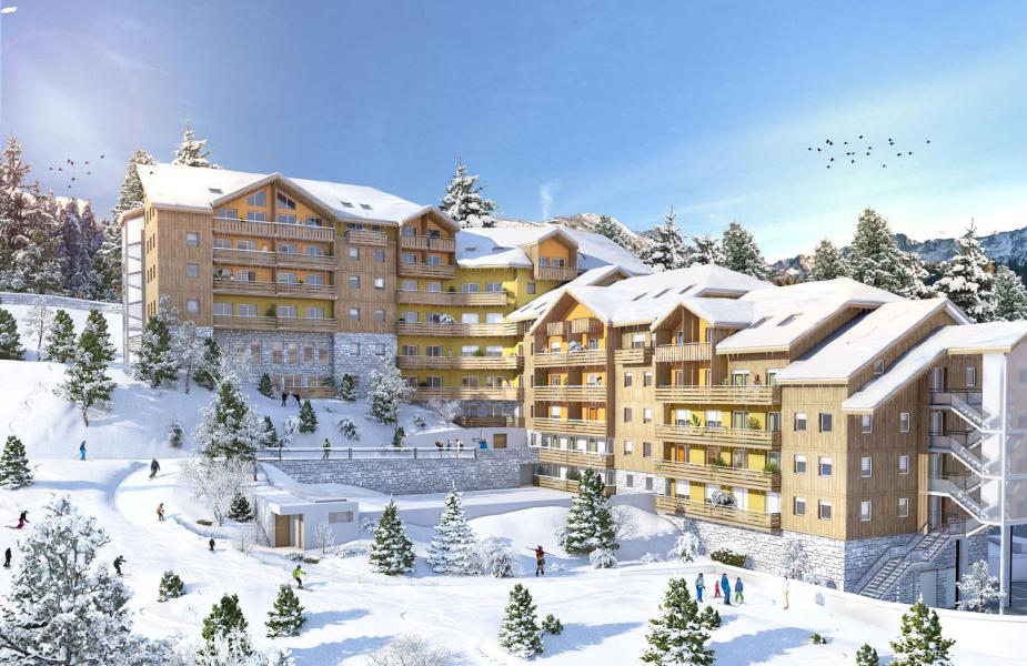 Vacances en montagne Résidence Club MMV Le Silvana - Risoul - Extérieur hiver