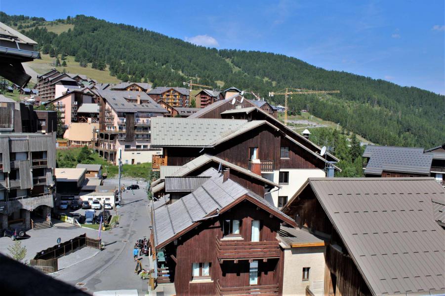 Location au ski Studio coin montagne 4 personnes (312) - Résidence l'Eterlou - Risoul - Terrasse