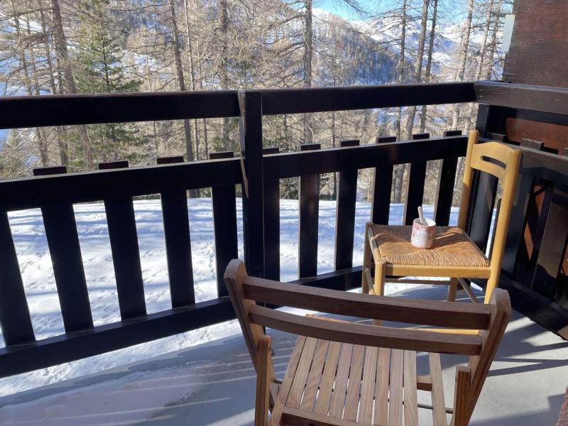 Ski verhuur Studio bergnis 4 personen (320-108) - Résidence le Belvédère - Risoul - Terras