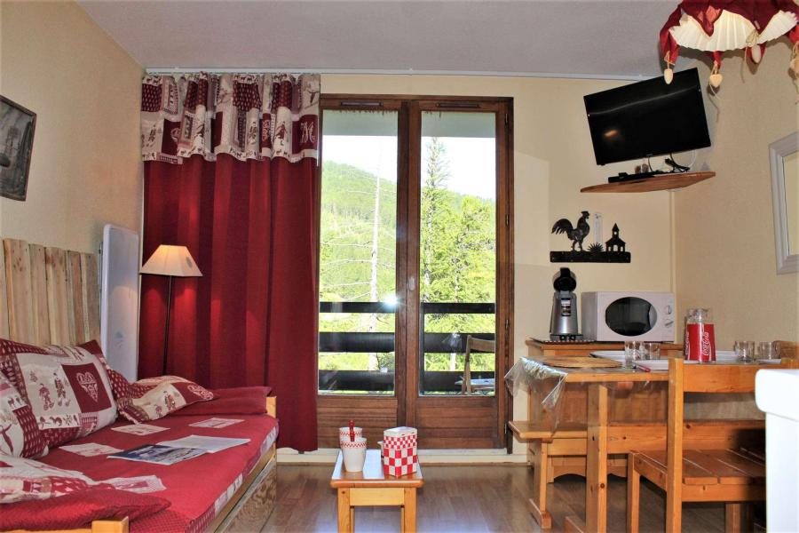 Skiverleih Studio Schlafnische 4 Personen (312) - Résidence le Belvédère - Risoul - Wohnzimmer