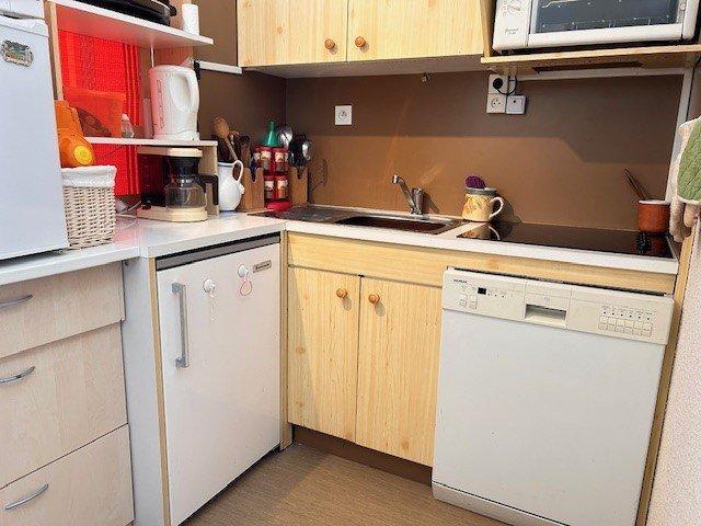 Rent in ski resort 2 room apartment 4 people (34) - Résidence Le Cesier - Risoul - Kitchenette