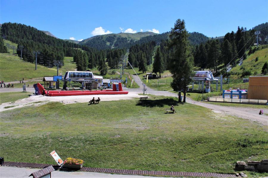 Skiverleih 2-Zimmer-Holzhütte für 8 Personen (27) - Résidence le Cimbro II - Risoul - Balkon