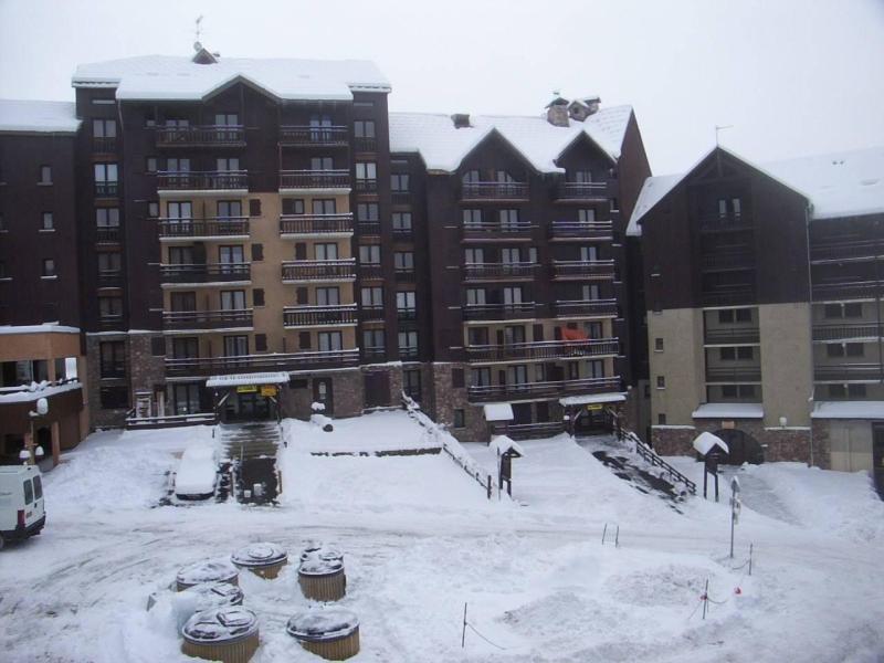 Location au ski Studio coin montagne 4 personnes (23) - Résidence le Cristal B - Risoul - Extérieur hiver