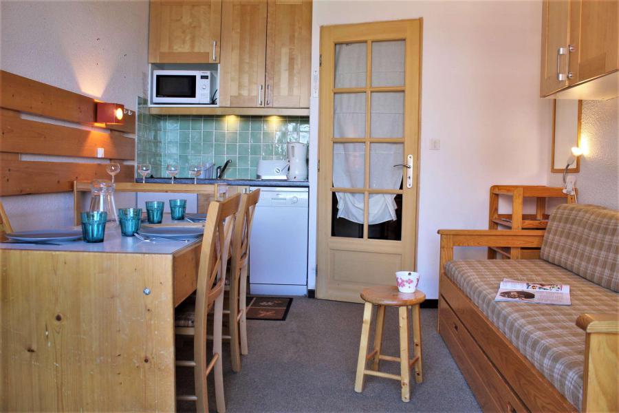 Ski verhuur Studio cabine 4 personen (214) - Résidence le Laus - Risoul - Woonkamer