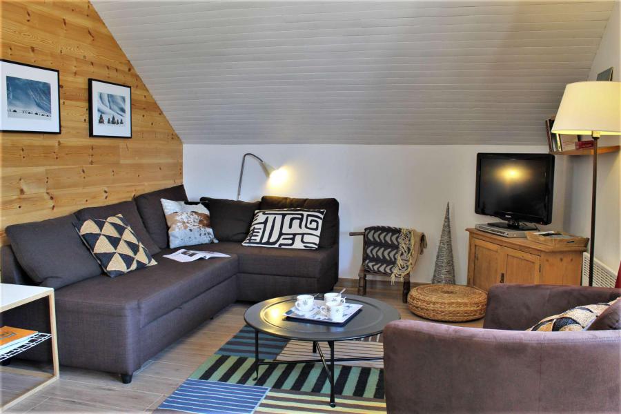 Ski verhuur Appartement 3 kamers 6 personen (116) - Résidence le Villaret I - Risoul - Woonkamer