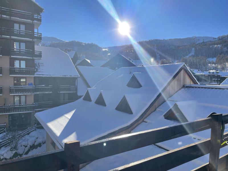 Location au ski Appartement 3 pièces 6 personnes (190-113I) - Résidence le Villaret I - Risoul - Terrasse