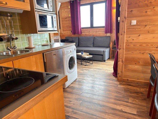 Ski verhuur Appartement 3 kamers 6 personen (110) - Résidence les Airelles A - Risoul - Woonkamer