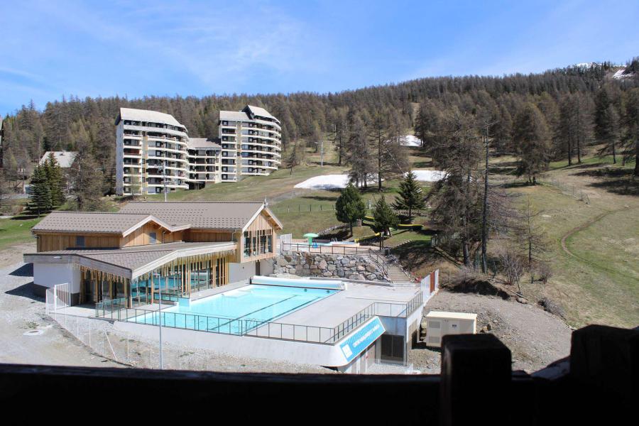 Rent in ski resort 2 room apartment 4 people (66II) - Résidence les Chabrières II - Risoul - Balcony