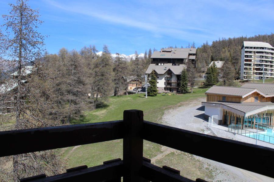 Ski verhuur Appartement 2 kamers 4 personen (66II) - Résidence les Chabrières II - Risoul - Balkon