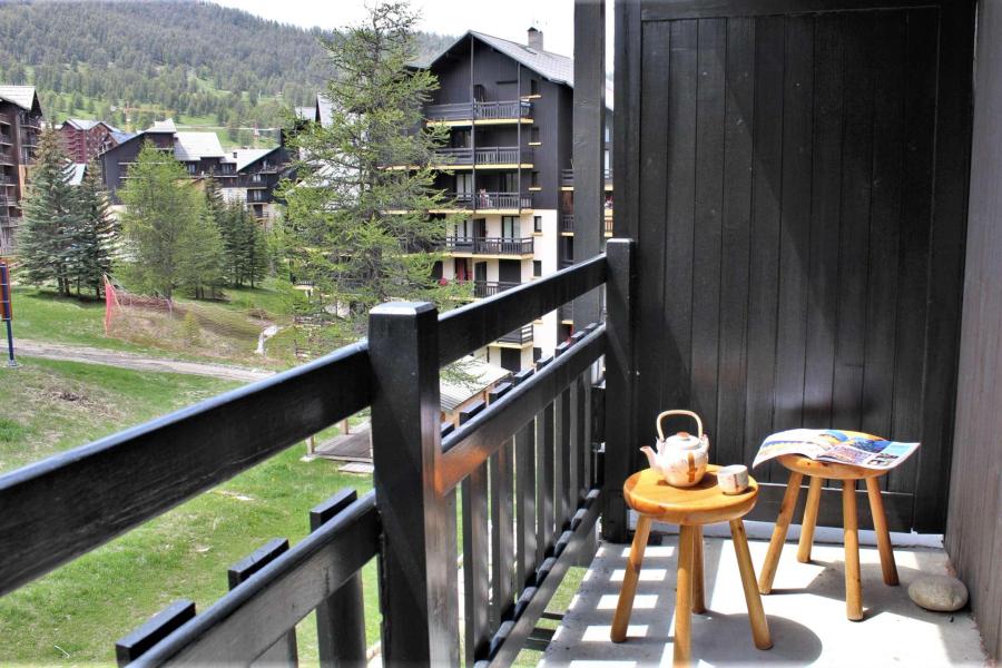 Skiverleih Studio Schlafnische 4 Personen (34A) - Résidence les Clématites A - Risoul - Balkon