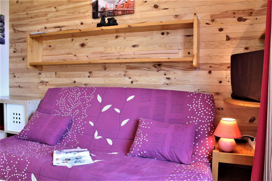 Ski verhuur Studio cabine 4 personen (308C) - Résidence les Clématites C - Risoul - Woonkamer