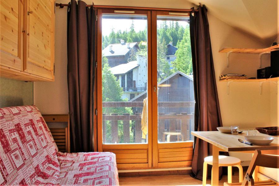 Skiverleih Studio Schlafnische 4 Personen (412D) - Résidence les Clématites D - Risoul - Wohnzimmer