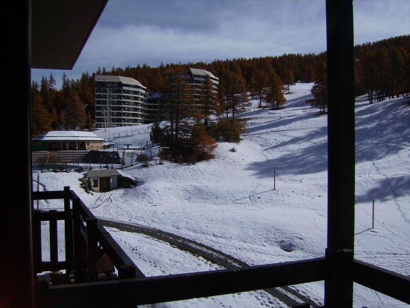 Location au ski Studio cabine 4 personnes (53) - Résidence les Florins II - Risoul - Terrasse