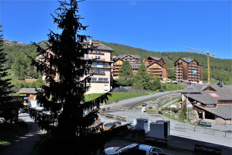 Location au ski Studio cabine 4 personnes (7) - Résidence Soldanelles - Risoul - Terrasse