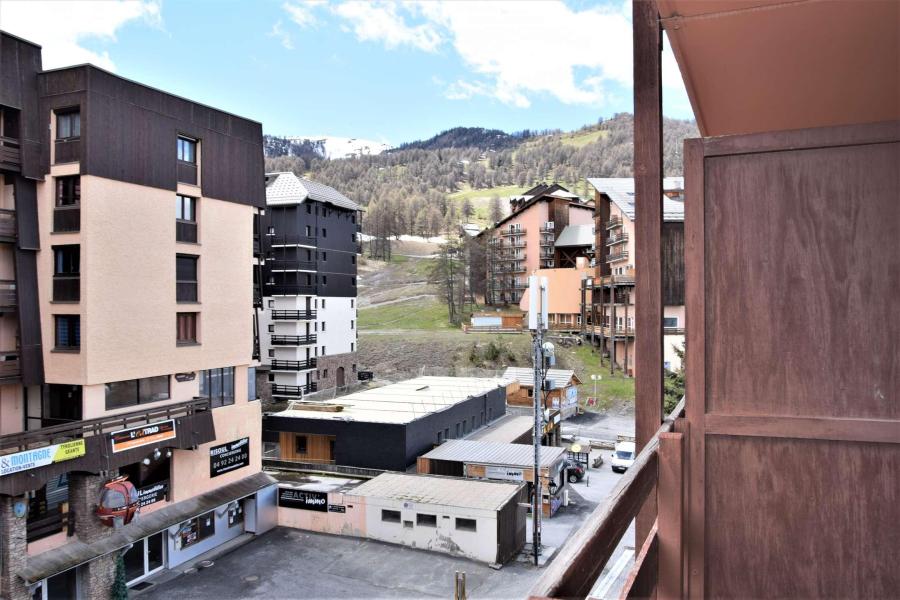 Skiverleih Studio Schlafnische 4 Personen (288) - Résidence Soldanelles - Risoul - Terrasse