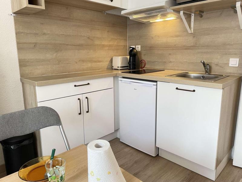 Rent in ski resort Studio sleeping corner 3 people (160-43) - Résidence Soldanelles - Risoul - Kitchen