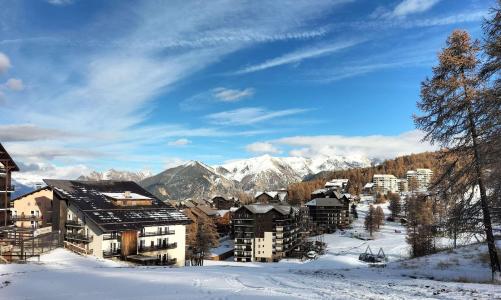 Location au ski Studio coin montagne 4 personnes (940) - Gentianes - Risoul - Extérieur hiver