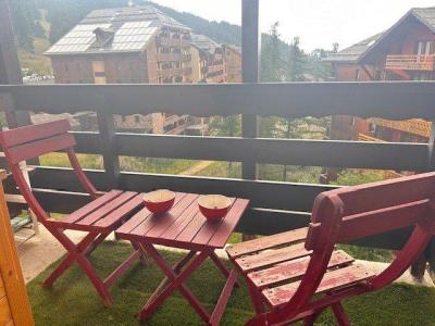 Location au ski Appartement 2 pièces 6 personnes (520-503) - Résidence Aldebaran - Risoul - Balcon