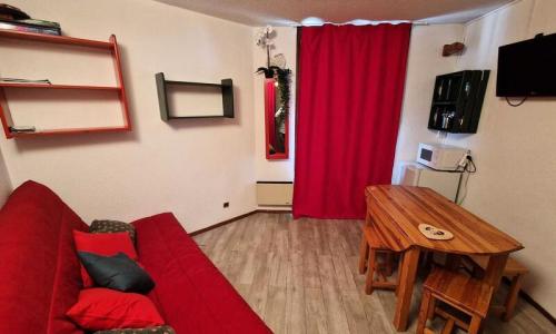 Location au ski Studio cabine 2 personnes (Budget 19m²-1) - Résidence Edelweiss - MH - Risoul - Séjour