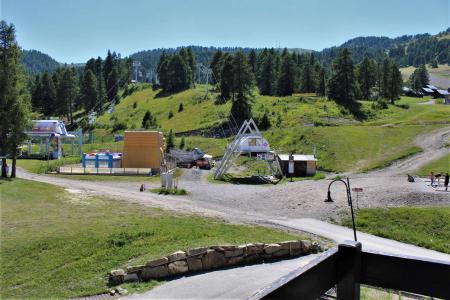 Skiverleih 2-Zimmer-Holzhütte für 8 Personen (27) - Résidence le Cimbro II - Risoul - Balkon