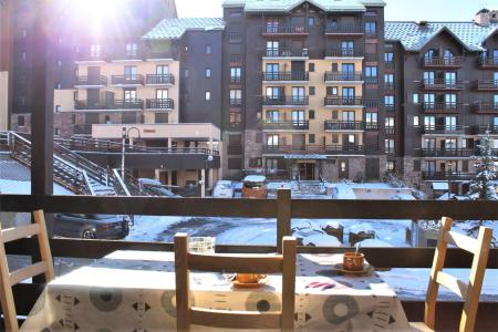 Аренда на лыжном курорте Квартира студия со спальней для 4 чел. (12B) - Résidence le Cristal B - Risoul - зимой под открытым небом