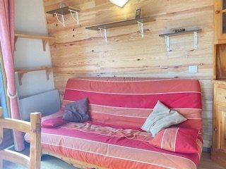 Rent in ski resort 2 room apartment sleeping corner 6 people (411D) - Résidence les Clématites D - Risoul - Living room