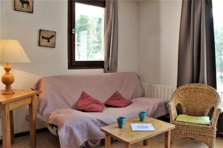 Skiverleih 2-Zimmer-Holzhütte für 6 Personen (856) - Résidence les Florins I - Risoul - Wohnzimmer