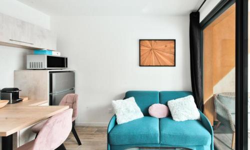 Location au ski Appartement 2 pièces 6 personnes (Budget 40m²) - Résidence Les Terrasses de Risoul - MH - Risoul - Séjour