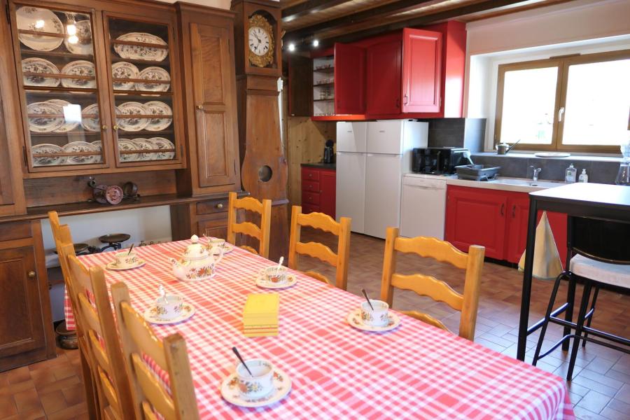 Ski verhuur Appartement 5 kamers 8 personen (912) - Chalet les Margagnes - Saint Gervais - Woonkamer