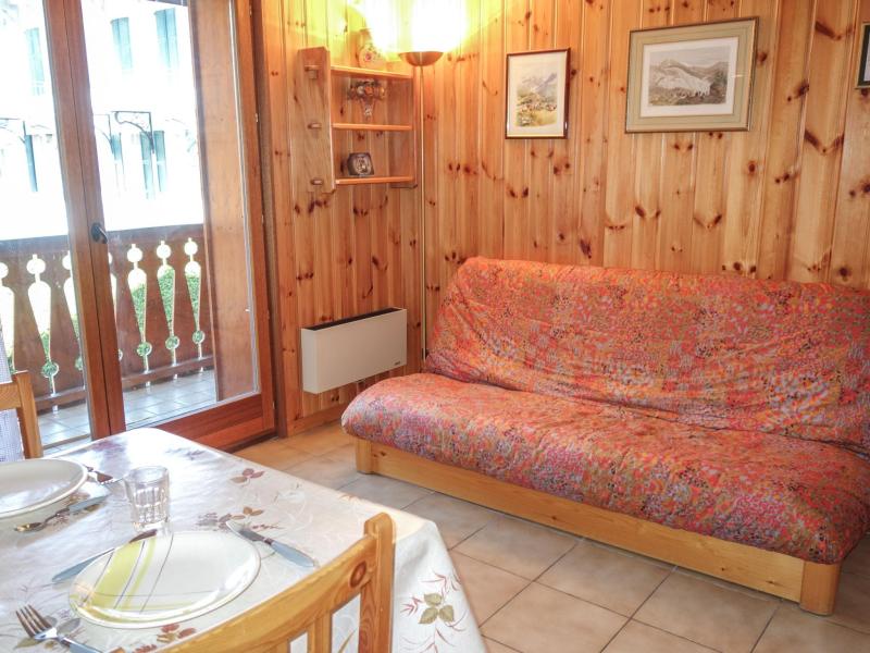 Ski verhuur Appartement 2 kamers 4 personen (3) - Isabella - Saint Gervais - Woonkamer