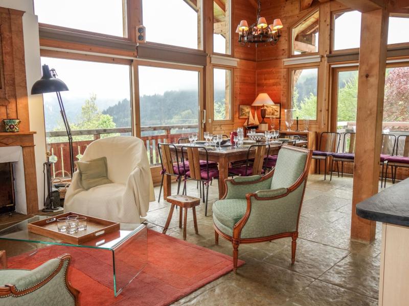 Skiverleih 7 Zimmer Chalet für 10 Personen (1) - L'Epachat - Saint Gervais - Wohnzimmer